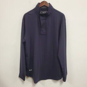 Bylt Mens Elite Fairway Athletic Pullover Size XXL Blue Running Workout NWT